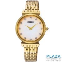 ราคา นาฬิกาข้อมือ SEIKO Lady SWAROVSKI (Gold)[SFQ802P]