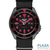 ราคา นาฬิกาข้อมือ SEIKO NEW 5 Sports Automatic (Black&Red Nato)[SRPD83K]