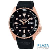 ราคา นาฬิกาข้อมือ SEIKO NEW 5 Sports Automatic (Pink Gold-Silicone)[SRPD76K]