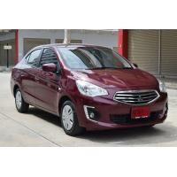 ราคา Mitsubishi Attrage 1.2 ปี 2017 GLX Sedan AT สีแดง รถเก่งมือสอง สวย สภาพดี (มือสอง) (360953963)