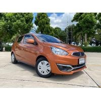 ราคา คันนี้ก็สวย ไมล์น้อย สีส้มคันเล็กขับคล่อง MITSUBISHI MIRAGE 1.2 GLX เกียร์ออโต้ ปี2017 (มือสอง) (360980373)