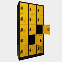 ราคา ICONIC Furniture ตู้ล็อคเกอร์ 15 ช่อง รุ่น MLK-15 (Black Edition) (112235)