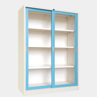 ราคา ICONIC Furniture ตู้บานเลื่อนกระจก ทรงสูง รุ่น LKAS-403 (12714)