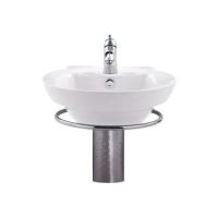 ราคา C0285 อ่างล้างหน้าชนิดแขวนผนัง รุ่น อัลฟ่า พร้อมราวอเนกประสงค์ COTTO - DP CERAMIC (104144)