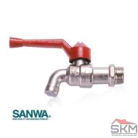 ราคา ก๊อกน้ำ ด้ามแดง SANWA 3/4"