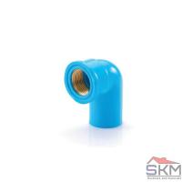 ราคา ข้องอ90 เกลียวในทองเหลือง – หนา PVC ตราช้าง 3/4"