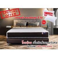ราคา ที่นอนSlumberland รุ่น Fantastic 5 ฟุต (ขอบสีน้ำตาล) แถมฟรีหมอนหนุน 2 ใบ
