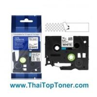 ราคา TZ2-SE3 สีดำ พื้นขาว Security Label Tape