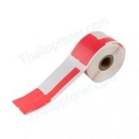 ราคา สติ๊กเกอร์มาร์คสายไฟ Cable Marker Label Sticker 25x38 มิล สีแดง