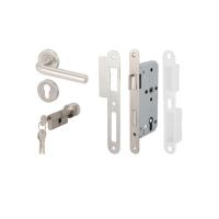 ราคา HAFELE ชุดมือจับก้านโยกประตูสแตนเลสสตีล รุ่นมาตรฐาน - ประตูทางเข้า / B (499.10.101)