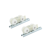 ราคา HAFELE อุปกรณ์บานเลื่อน รุ่นไซเลนท์ 100/B (499.72.056)