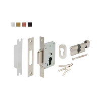 ราคา HAFELE ชุดตลับกุญแจสแตนเลสสตีล ระบบมอร์ทิสล็อค พร้อมอุปกรณ์ล็อครุ่นมาตรฐาน (ประตูห้องน้ำ) - สีสแตนเลสด้าน (499.65.134)