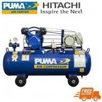 ราคา PUMA PP23-HI380V SET ปั๊มลม (2 สูบ) 3 แรงม้า 165 ลิตร + มอเตอร์ Hitachi 380V. (716564)