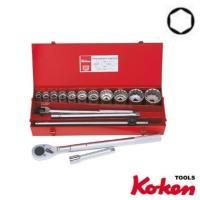 ราคา Socket Set บ๊อกชุด 3/4 นิ้ว (6 เหลี่ยม) มิล 16 ชิ้น/ชุด Koken รุ่น 6201HM made in JAPAN (715971)
