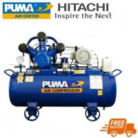 ราคา 110035951 PUMA PP35-HI380V SET ปั๊มลม (3 สูบ) 5 แรงม้า 260 ลิตร + มอเตอร์ Hitachi 380V. (716559)