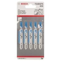 ราคา 2608636442 BOSCH T118GFS ใบเลื่อยจิ๊กซอว์ตัดสแตนเลส (5 ใบ/แพค) (718321)