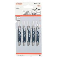 ราคา 2608637572 BOSCH MA111C ใบเลื่อยจิ๊กซอว์ตัดไม้ (5 pcs.) (718310)