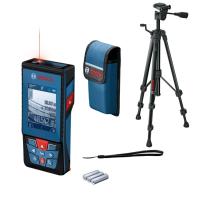 ราคา (BOM) BOSCH GLM100-25C-SET2 SET เครื่องวัดระยะเลเซอร์ (ตลับเมตรเลเซอร์) 100 ม. + ขาตั้ง BOSCH BT150 1/4 นิ้ว (874878)