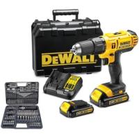 ราคา DEWALT DCD776C2A-B1 สว่านกระแทกไร้สาย 18 V. (แบต 2ก้อน | อุปกรณ์เสริม 109 ชิ้น) (717922)