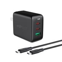ราคา ACEFAST A15 หัวปลั๊กชาร์จเร็ว PD65W (USB-C+USB-C+USB-A) US (1020904517300013)