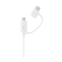 ราคา สายชาร์จ SAMSUNG Combo Cable Micro USB Type-C Connector (1020038610500101)