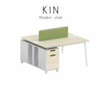 ราคา KIN โต๊ะทำงาน มีฉากกั้น MFC แบ่ง 2 ฝั่ง KIN (คิน) โต๊ะทำงาน มีฉากกั้น MFC แบ่ง 2 ฝั่ง รายละเอียดสินค้า (ไม่ระบุ)