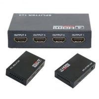 ราคา Box HDMI HD splitter เข้า1ออก2จอ FULL HD 3D เวอร์ชั่น1 4 hd splitter เข้า1ออก4 FULL HD 3d เวอร์ชั่น1 4 รุ่นใหม่ตัวเล็ก HDMI SPLITTER 1 2 Port 1 4 Port แยกสัญญาณ1ออก2 1ออก4 (18207338025)