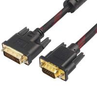 ราคา DVI I HDTV แล็ปท็อป1080P DVD HDTV 24 5สาย VGA แบบสองทิศทางตัวผู้ไปยัง DVI ผู้ชาย (18320932826)