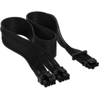 ราคา Corsair Premium Individually Sleeved 12 4pin PCIe Gen 5 12VHPWR 600W Cable Black CP 8920331 (18691628747)