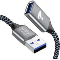 ราคา FELESS สายต่อ USB 3 0 2M 3M USB 3 0 A Male to A Female Nylon Extension Lead High Speed for Hard Drive Scanner Card Reader Keyboard Printer Charging Cables (18990557001)