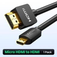 ราคา UGREEN 8K Micro HDMI to HDMI Ethernet Cable supports 3D and 8K60Hz resolution Model 30148 (19241835766)