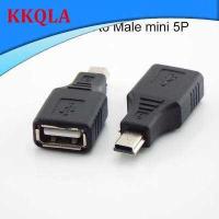 ราคา QKKQLA Mini usb b 2 0 A female male 5 pin to USB mini 5pin B A female jack USB 2 0 converter connector adapter M F extension plug cable (19182511977)