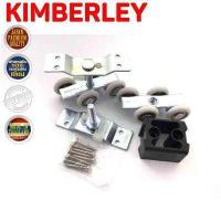 ราคา KIMBERLEY ล้อลูกปืนรางแขวน ล้อบานประตูเลื่อน ล้อรางเลื่อนลูกปืน ล้อบานอลูมิเนี่ยม NO 200 JAPAN QUALITY 1ชุด 1คู่ (483582721)
