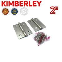 ราคา KIMBERLEY บานพับประตู บานพับหน้าต่าง สแตนเลสแท้ NO 930 2 SS 1 คู่ (981628700)