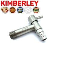 ราคา KIMBERLEY ก๊อกสนาม ก๊อกต่อสายยาง ก๊อกสนามสเตนเลสแท้ SUS 304 4หุน 1 2 NO G333 SS (1993392614)