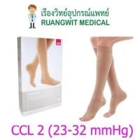 ราคา ถุงน่องเส้นเลือดขอด Duomed น่อง-เปิดปลายเท้า-สีเนื้อ Class2 (23-32 mmHg) (V24000) (36711)
