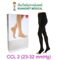 ราคา ถุงน่องเส้นเลือดขอด Duomed [Black] เต็มตัว-เปิดปลายเท้า-สีดำ Class2 (23-32 mmHg) (V21050) (36700)