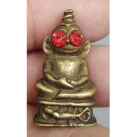 ราคา 3366-เครื่องรางมหาเสน่ห์ งั่งตาแดงองค์เล็ก เนื้อทองเหลืองเก่า (มือสอง) (360191885)