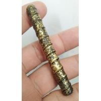 ราคา 7209-ตะกรุดเก่าพันเชือกทาสีทองเก่า ไม่ทราบที่ ขนาดความยาวรวมประมาณ 3 นิ้ว (มือสอง) (358262477)