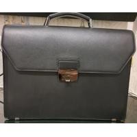 ราคา กระเป๋าหนังวัวแท้สุภาพบุรุษ ผู้ชาย Brief Case แบรนด์ Gian Ferrente ทางการ (มือสอง) (360983711)