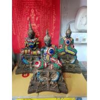 ราคา พระบูชาสามสมัยหน้าตัก 5 นิ้ว ออกวัดพระแก้ววังหน้าติดพลอยรวม3งค์ (มือสอง) (360105104)