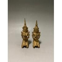 ราคา พระพุทธรูปพิมพ์เทวดา ผู้หญิง และผู้ชาย ยุคสมัยรัตนโกสินทร์ตอนต้นขนาดความสูง 4.5 นิ้ว (มือสอง) (358866609)