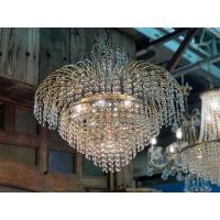 ราคา โคมไฟคริสตัลอิตาลี โครงทองเหลืองระย้าเล่นระดับ สวยวิบวับเล่นแสงสวยงาม งานเก่าพร้อมใช้งานครับ (มือสอง) (360942082)