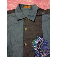 ราคา เสื้อเชิ้ตยีนส์วินเทจ lancel paris มือสอง ไซส์ M made in japan สภาพดีมาก (มือสอง) (360945729)