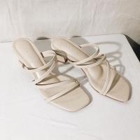 ราคา LALUV the Darrell รองเท้าส้นสูง 2 นิ้ว สายคาด 4 เส้น (มือสอง) (360943223)