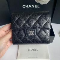 ราคา New Chanel compact wallet Holo 31 full set no receipt (มือหนึ่ง) (360947021)