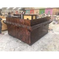 ราคา เคาน์เตอร์ไม้ลังทรงแอลสำหรับขายกาแฟโบราณ (130246855)