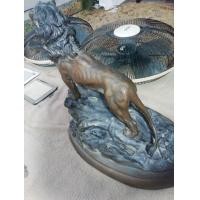 ราคา รูปปั้นสิงโตทองเหลืองรมดำเก่า (มือสอง) (360945418)