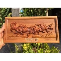 ราคา ไม้แกะสลักม้ามงคล 8 ตัว (ขนาดเล็ก) (มือหนึ่ง) (360946806)