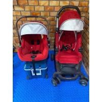 ราคา รถเข็นและคาร์ซีทมือสอง ยี่ห้อ Nuna สีแดง (มือสอง) (360941864)